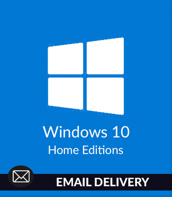 Win 10 Home Retail 5 User Product License Installation Key Digital Download