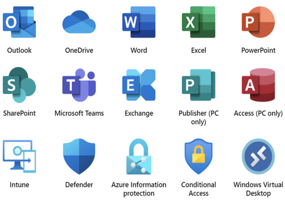 Global Version License MS 365 Business Premium 15 User More Solutions For PC / Mac / IOS And Android