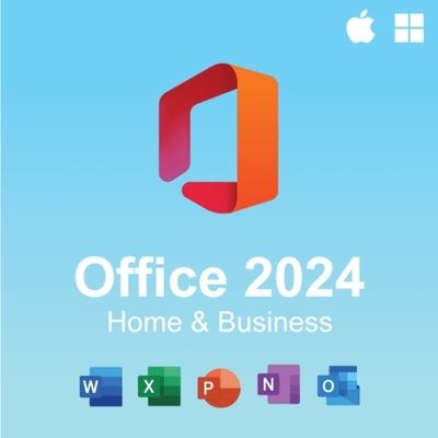 Office 2024 Home 및 Business (Windows 또는 MAC용) 이메일 바인드 라이선스