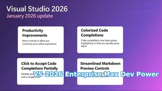 Visual Studio 2026 Enterprise 개발 능력